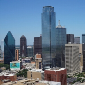 Dallas, Texas cityscape.