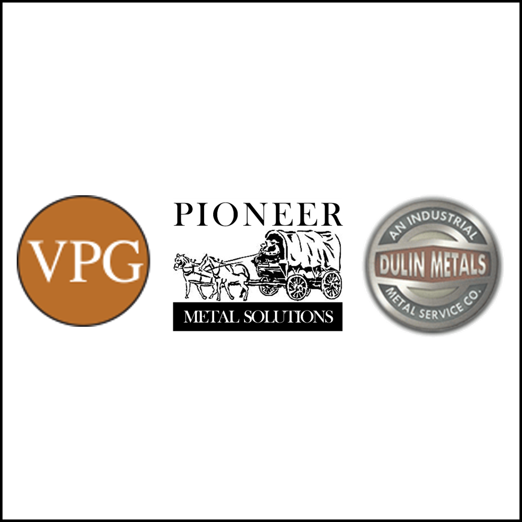 VPG, Pioneer Metal Solutions, and Dulin Metals logos.